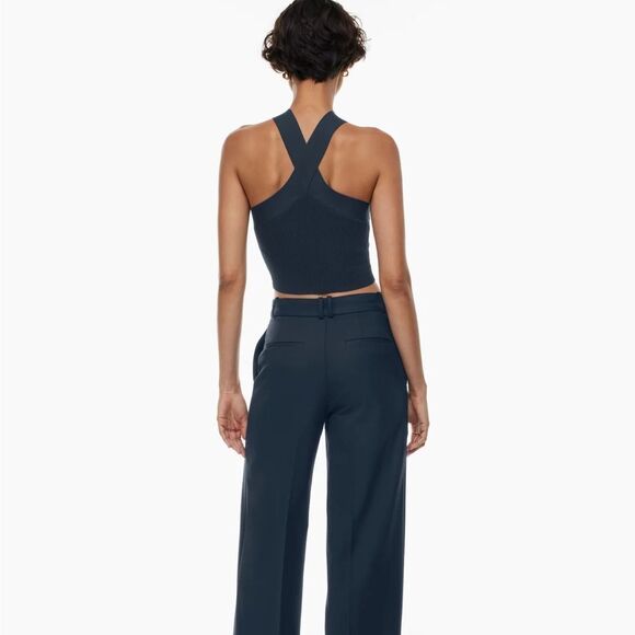 Aritzia Sculpt Knit Criss Cross Cropped Tank - size xxs - Picture 6 of 7